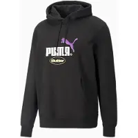 Puma x Butter Goods Långärmad Svart Pullover Herr Graphic Logo Hoodie 532438 01