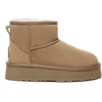 EVER AU Australia Women Dusky Leather Platform Short Boots