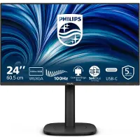 Philips 24B2N3200D - 3000 Series - LED-skärm - 24 - 1920 x 1200 WUXGA @ 100 Hz - IPS - 300 cd/m² - 1500:1 - 4 ms - HDMI, VGA, DisplayPort - högtalare - svart