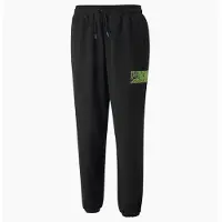 Puma x Santa Cruz Graphic Logo Svart Stretch Midja Träningsbyxor för Herr 532245 01