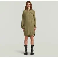 G-Star Cargo Tunic Dress - Green - Women