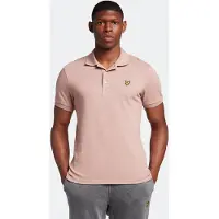 Lyle & Scott Lyle and Scott Branded Chest Logo Mauve Dusk Polo Shirt
