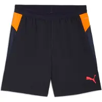 Puma Träningsshorts IndividualCUP - Navy/Röd/Orange, storlek Medium