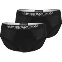 Emporio Armani för män. EM000251_AF14134 Set 2 Max kalsonger svart (XL), Hemkläder, Viskos