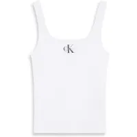 Calvin Klein Jeans Slim Ribbed Cotton Tank Top