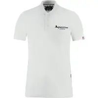 Aquascutum London Klassisk vit pikétröja