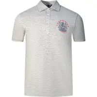 Aquascutum Aldis London Logo Grå pikétröja