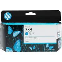 HP 738 Bläckpatron Cyan