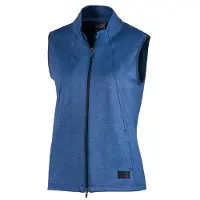 Puma Cloudspun Warm Up Vest Zip Up Blå Dam Ärmlös 595852 02