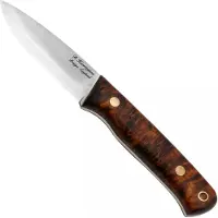 Casström Woodsman Järv 10870, Curly Birch Wood, bushcraft knife, Roger Harrington design