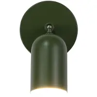 Searchlight LED vägglampa Cone, dimbar, Grön, Vardagsrum / matsal, Metall, LED-vägglampa, vägglampa inomhus