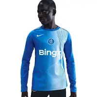 Nike Chelsea Tränings T-Shirt Dri-FIT Academy Pro Pre Match 3rd - Blå/Fält Silver Långärmad - , storlek Small