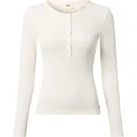 Levi's T-shirt 'Dry Goods Waffle Henley' vit