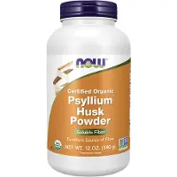 Now Foods, Certified Organic, Psyllium Husk Powder, 12 oz (340 g)