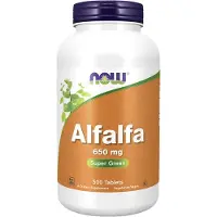 Now Alfalfa, 650 mg, 500 tabletter