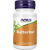 Now , Butterbur Med Försen, 60 Vegansk Capsul