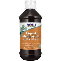 Now , Flytande Magnesium med Spårämnen, 8 fl oz (237 ml)