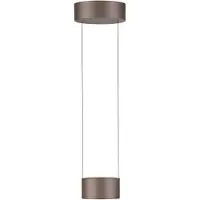 Paul Neuhaus Pendellampa Clipse, dimbar, Brun / mässing, Vardagsrum / matsal, Metall, Modern