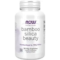 Now , Lösningar, Bamboe Silika Skönhet, 90 Veg Kapselform