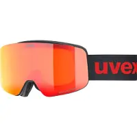 Uvex pwdr FM, Skidglasögon, Junior, Svart/Röd