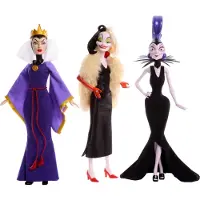 Mattel Disneyskurkar Paket 3 Docka 100-årsjubileum
