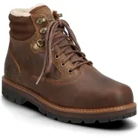 Timberland - Vandringsskor herr - Britton Road Mid Warm Lined Waterproof Boot Medium Brown Full Grain för UnisexUll - Storlek 8,5 US - Brun
