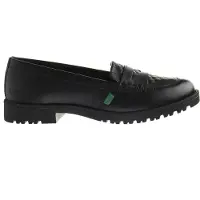 Kickers Lachly Quilt Loafer Dam Svarta Skor