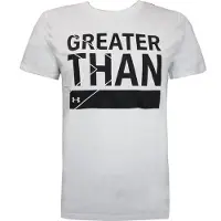 Under Armour Dam Greather Than T-Shirt Grafisk topp Vit 1356306 100