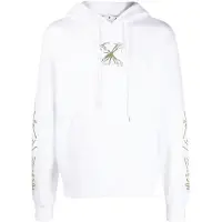 OFF-WHITE Splash Arrow Skate Fit Vit huvtröja