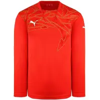 Puma Graphic Långärmad Röd Målvaktströja för herrar 700399 03