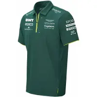 Aston Martin Cognizant F1 Official Team Grön Polotröja för herrar