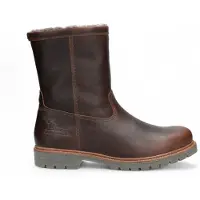 Panama jack Men's Fedro Igloo C10 Brown Leather Biker Ankle Boots