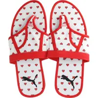 Puma Brief Case Graphic Dam Svart/Röd Flip-Flops