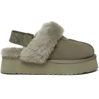 EVER AU Australia Kvinnor Vippsvans Avtagbar Strap Platform Tofflor