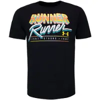 Under Armour Kortärmad Crew Neck Svart T-shirt för herrar 1350766 001