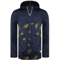 Vans Off The Wall-printad jacka för herrar i marinblå/brun