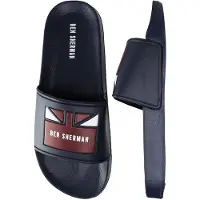 Ben Sherman Union Mens Navy Sliders