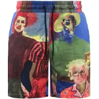 Puma x KidSuper Studios Stretch Midja Mångfärgad Tryckt Herr Shorts 531144 02