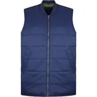Ben Sherman Quiltad Marin Gilet för män