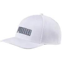 Puma DryCell Go Time Flex Snapback Justerbar Unisex Vit Hatt 021430 01