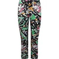 Vans Off The Wall Byxor med dragsko i midjan Mångfärgade Byxor med tryck för kvinnor V5IZBLK
