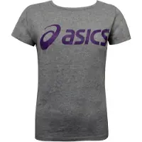 Asics Logo Dam Grå T-Shirt
