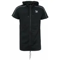 Puma Xtreme Zip Up Svart Bomull Herr Hooded Jacka Hoody 573544 01 P1A