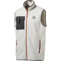 Puma XTG Trail Fleece Full Zip Herr Vit Pocket Gilet 596728 64