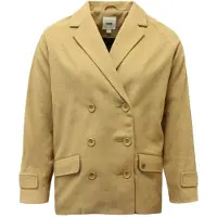 Vans G Revival Coat Beige Button Up Winter Dam Blazer Jacka V2Y6ELK A42A