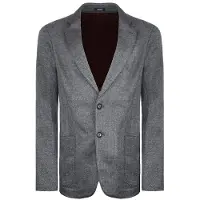 Giorgio Armani Emporio Exclusive Mens Grey Printed Blazer