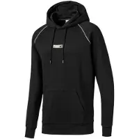 Puma Classic Logo No2 Hoodie Pullover Sweatshirt Jumper Svart Herrar 595251 01