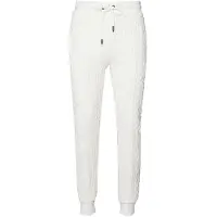 Criminal Damage Cable Knit Off White Träningsbyxor för herrar