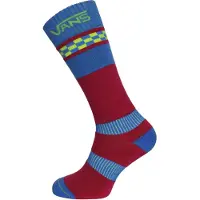 Vans Off The Wall Pink/Blue Snow Mid Dam Performance-strumpor VQJP6MZ