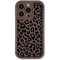 Mtp Products iPhone 12 Pro Max TPU-skal med leopardtryck - Kaffe